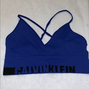 Never worn Calvin Klein Sports bra